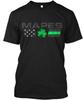 Mapes Family Lucky Clover Flag T-Shirt Made In the USA Size S To 5XL