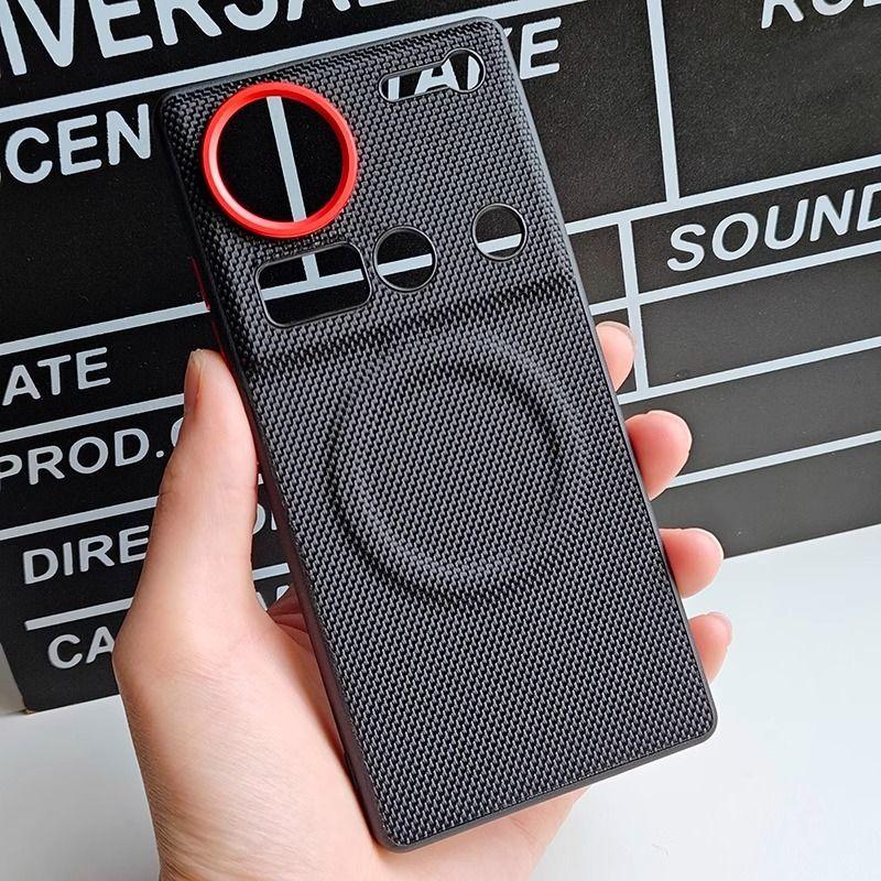 For Nubia Z80 Ultra Case Luxury PU Leather Magnetic Wireless Charging Protective Back Cover For ZTE Nubia Z80 Z70 Ultra Shell