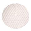 Christmas Tree Skirts Round Plush Xmas Trees Base Cover Carpet Mat Ornaments for Home