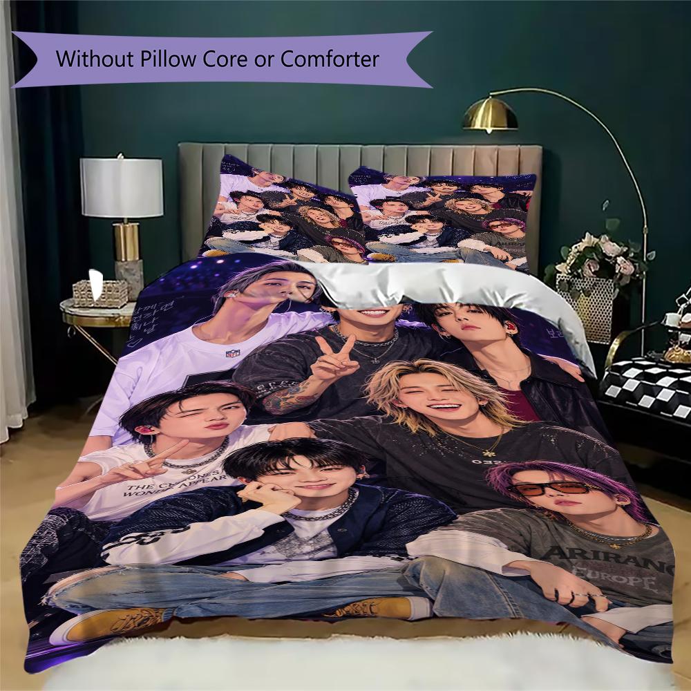 Elegant Purple Suits Bedding 1 Duvet Cover 2 Pillowcase Without Core Without Core Duvet Cover And Pillowcase Christmas Birthday Gift