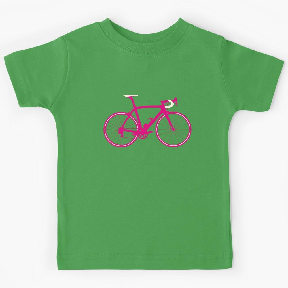 Bike Pop Art (Pink & White) Kids T-Shirt 130