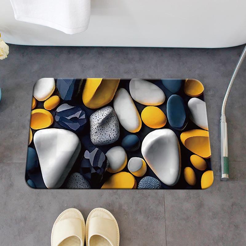 Diatom Mud Quick-Dry Anti-Slip Bathroom Floor Mat