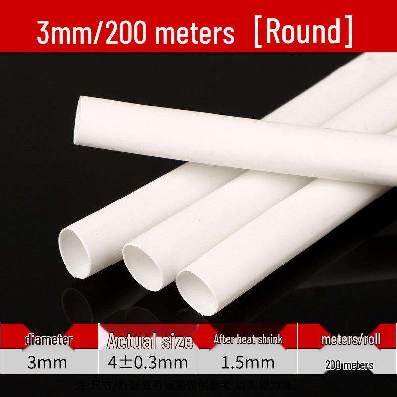 Thickened White Heat Shrink Tubing for Cable Repair and Protection