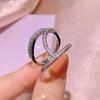 Xiaoxiangfeng Retro Cold Wind Ring, Simple Personality, Simple Geometric, Simple And Versatile Diamond Ring