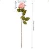Artificial Burnt Edge Rose Flowers Simulation Silk Flower Bouquet Wedding Party Fake Flower Office Garden Decor Silk Pink Roses