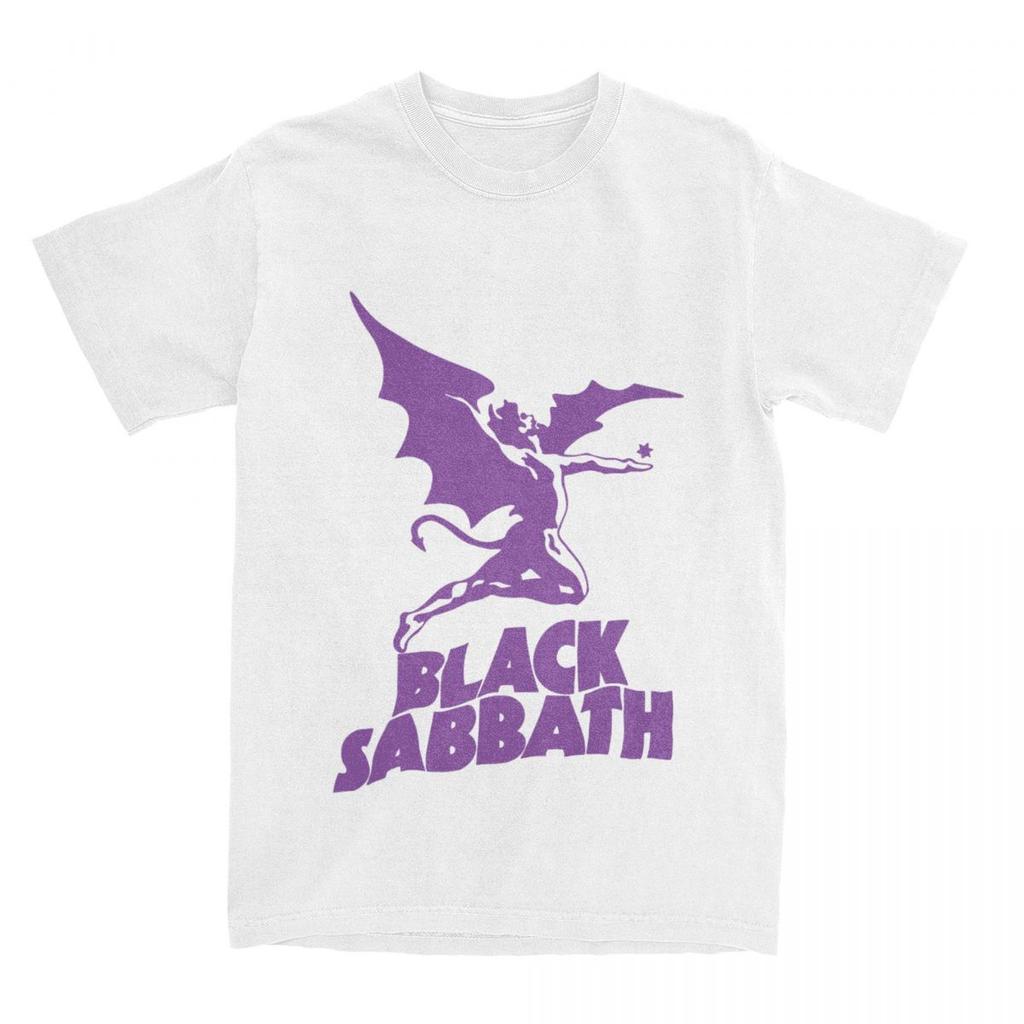 Streetwear Mitglieder von Schwarz T-Shirt Herren Rundhals Kurzarm Kleidung Black Sabbaths Harajuku Stilvolles Baumwoll-Tee