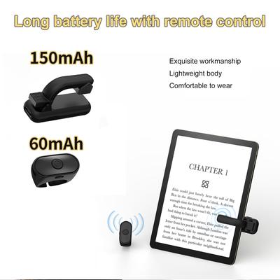 2-in-1 Page Turner Clicker Wireless Page Turner Remote Lightweight Record Triggers Remote for Kindle Paperwhite Accessories