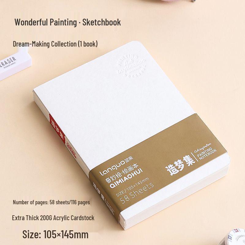 Blue Fruit Sketchbook: Wonderful DIY Watercolor & Pen Drawing Journal with Thickened Cardstock