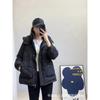 Womens Mid-Length Puffer Jacket Thick Warm Down Coat Slim Fit With Pockets Winter