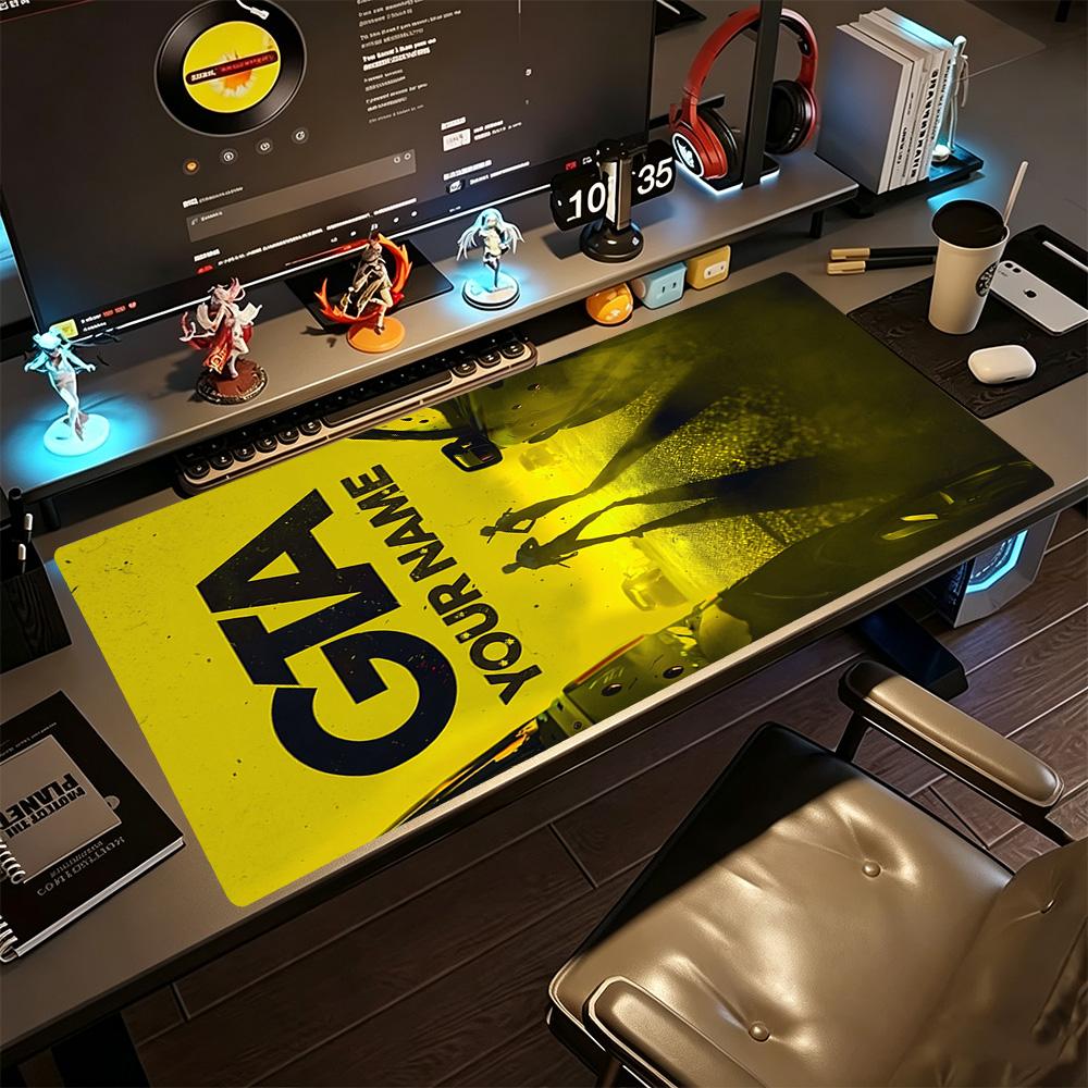 Gta Personalized Name Mouse Pad Keyboard Pad HD Print Desk Pad Non-Slip Rubber Bottom Office Desk Accessory