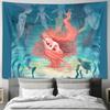 Ocean Mermaid Wall Tapestry Vintage Sea Wave Backdrop Nature Home Decor Bedroom Living Room Aesthetic Room Decor Gift