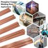 HHO-For Copper Pipe For Air Conditioner Refrigerator Brazing Rod 10 Sticks Self Fluxing Phosphor Welding Rod Pipe Oven