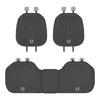 ORA Good Cat Car Seat Covers - Leather Front & Rear for Lightning, Ballet, Black, and White Models