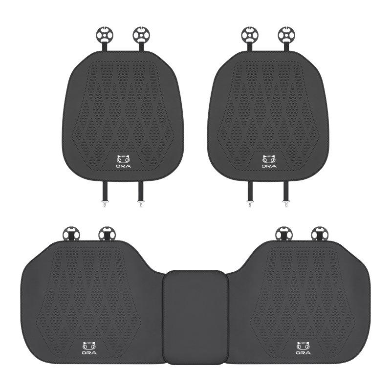 ORA Good Cat Car Seat Covers - Leather Front & Rear for Lightning, Ballet, Black, and White Models