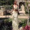 Sexy V-Neck Ruffle Halter Tie Long Dress Two-Piece Set for Women