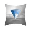 Home Decoration Geometric Space Printed Pillow Cover Colorful and Bright Sofa Cushion Cover