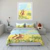 Cute Cat Spring Decor Set Soft Comfortable Duvet Cover Bedding Set Included 1*Duvet Cover & 2*Pillowcases Gift
