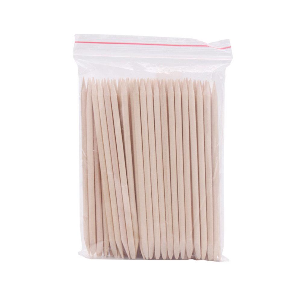 500Pcs Wooden Waxing Sticks for Eyebrow Bikini Hair Removal Smooth Flat Surface Beauty Wood Nail Sticks Manicure Pedicure Tool