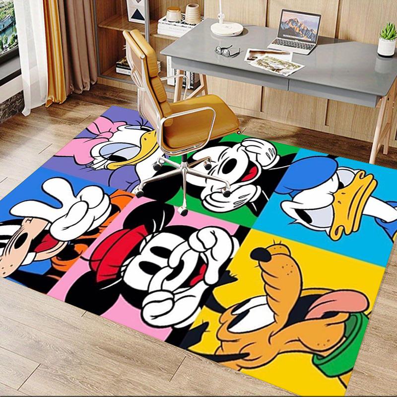 Pop Art Disney Characters Carpet For Playroom Bedroom Living Room Sofa Home Decorkids Game Area Rug Nonslip Floor Mat