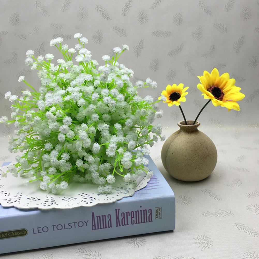 Bride Hand Bouquets Artificial Wedding Flower Simulation Babysbreath Holding Bouquet Decoration