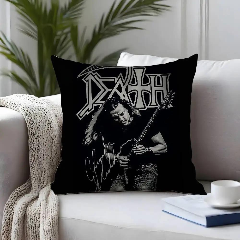 Rock Band-D-deaths Pillow Case  Plush Fabric Soft  Pillowcase Double Sided Print Cushion Cover Household Gifts