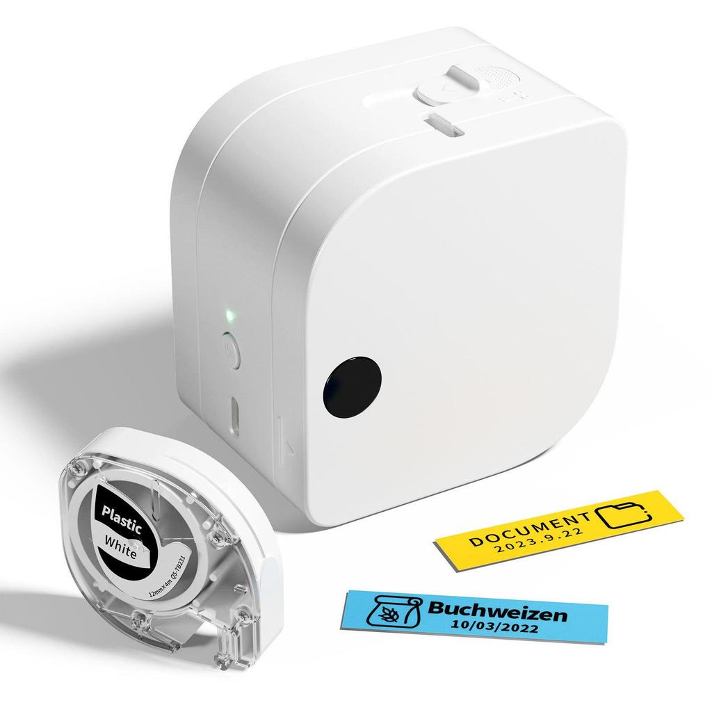 Phomemo P12 PRO Bluetooth Mini Thermal Label Printer with Inkless Lithium Battery