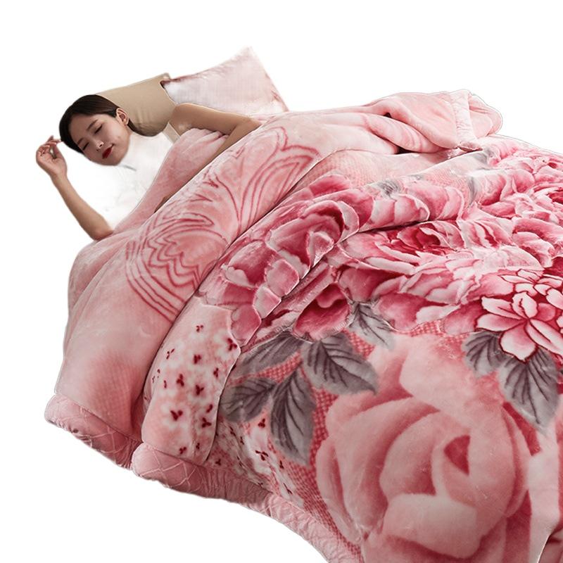 

Двухслойное одеяло Рашель 1.5 * 2m/2kg неба пурпурный