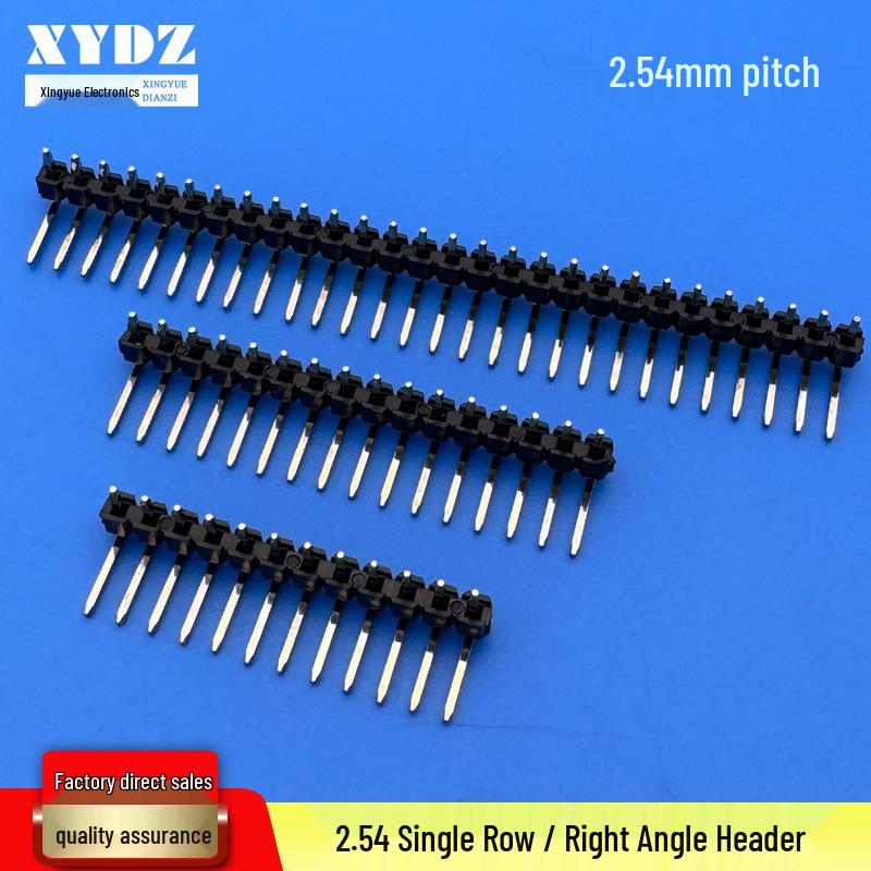 2.54mm Pitch Single/Double Row Dupont Series Pin Header Connector