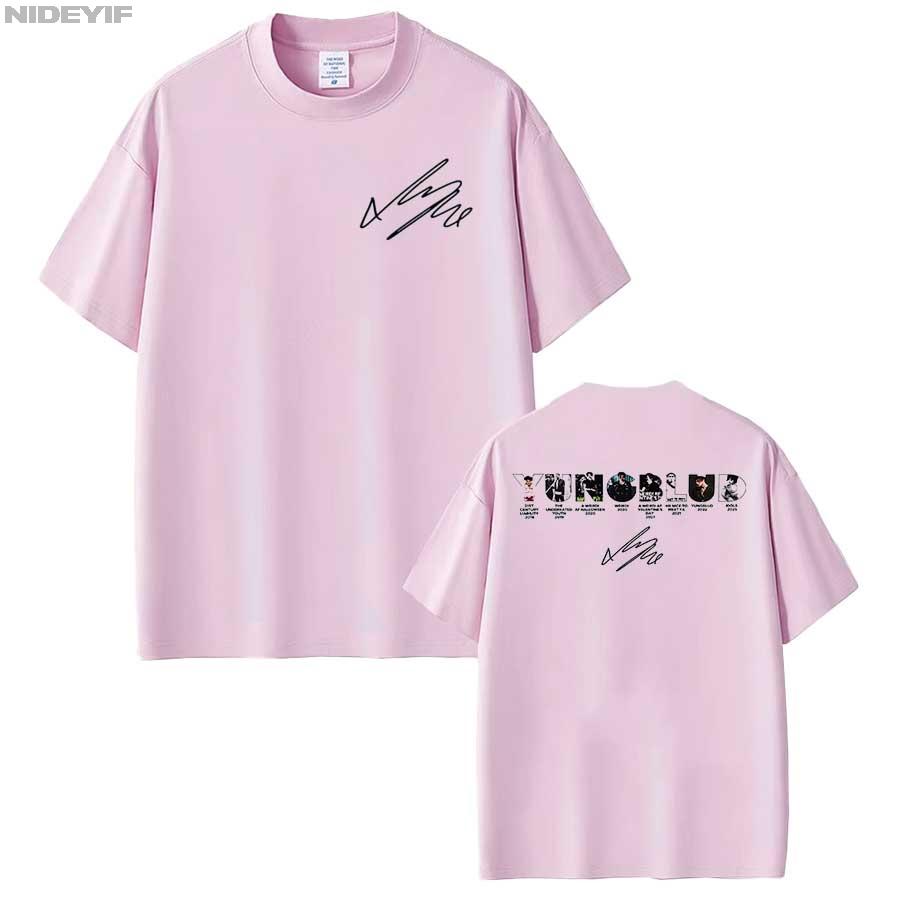 Yungblud IDOLS One More Time Мировой Тур Футболка для Мужчин Женщин Хип-хоп Уличная Одежда Оверсайз Топы 100% Хлопок Футболка YBD16 S