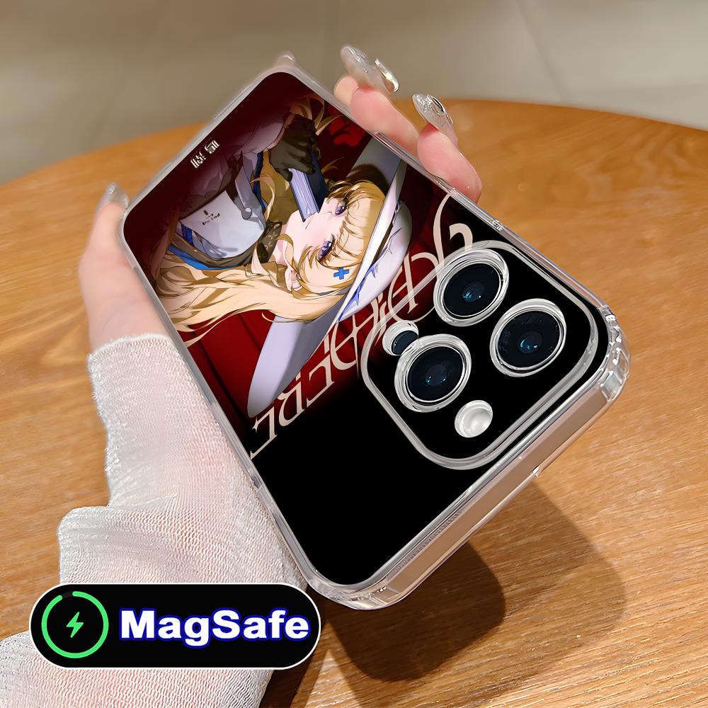 Wuthering Waves Phoebe Phone Case for iPhone 17 16 15 14 13 12 11 Air Pro Max Plus Mini Magsafe Clear Colorful Cover Cellphones