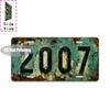 Tin Sign - Vintage Durable Metal Plaque Wall Decor, Home Office Bar Man Cave City Coordinate Birth Year License Plate Wall Art