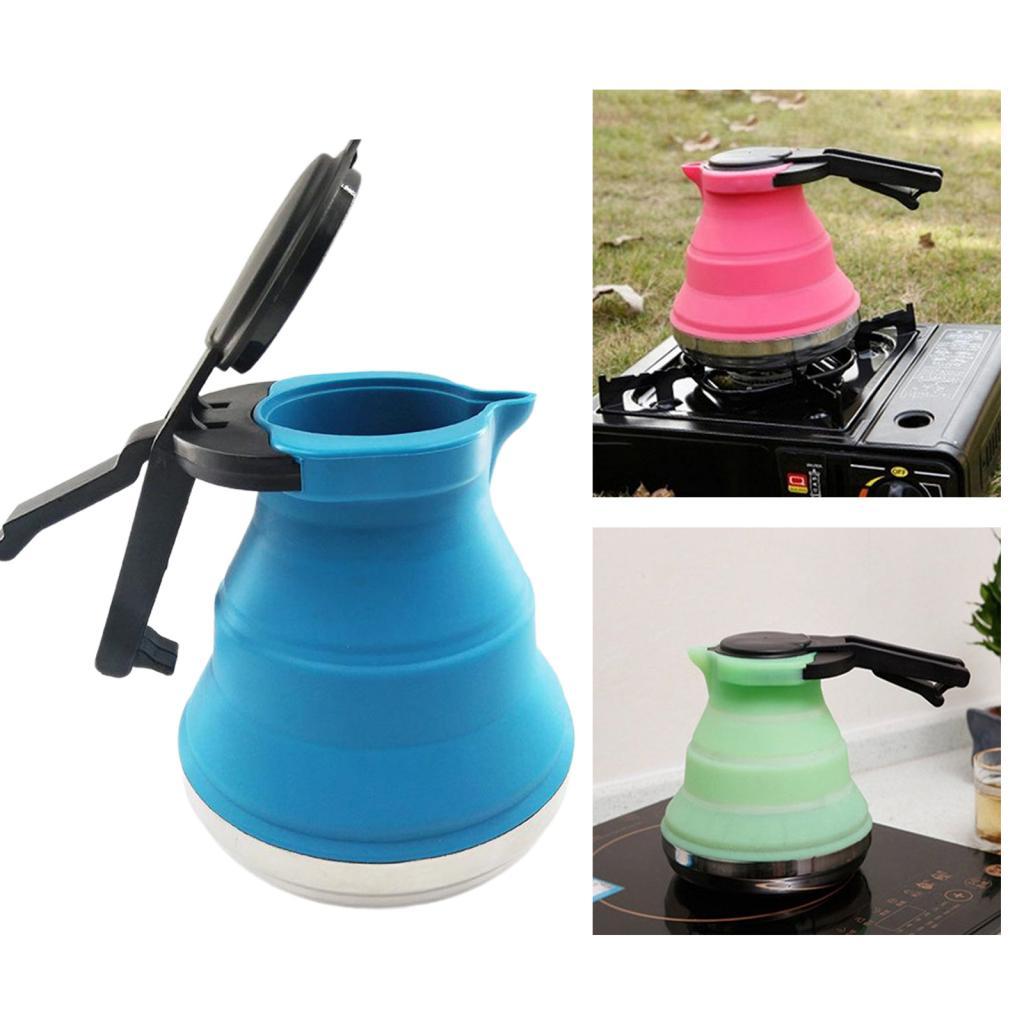 Silicone Travel Foldable Collapsible Kettle Boiler Pots