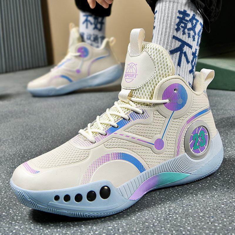 New Basketball Shoes for Men Sneakers High Top Male Gym Training Sports Shoes Anti-slip Women Fashion Basketball Sneakers