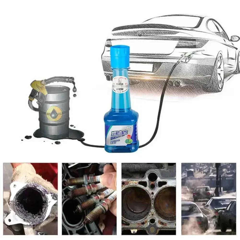 Car Fuel Gasoline Injector Cleaner Gas Oil Additive Remove Engine Carbon Deposit Increase Power In Oil Ethanol Fuel Saver