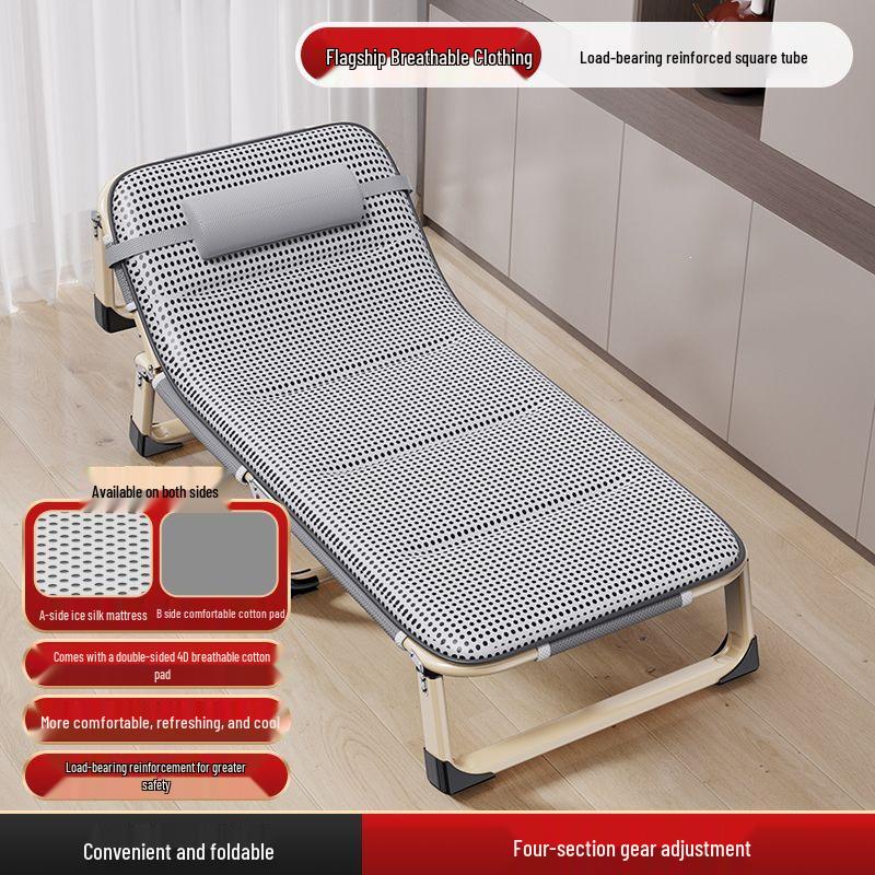 Portable Multi-Functional Folding Recliner: Office & Home Nap Bed for Adults