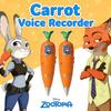 Hot  Zootopia 2 Carrot Recorder Pen | Judy & Nick Style For Kids | 60S Mini Recorder | 2-In-1 Gel Pen Stationery