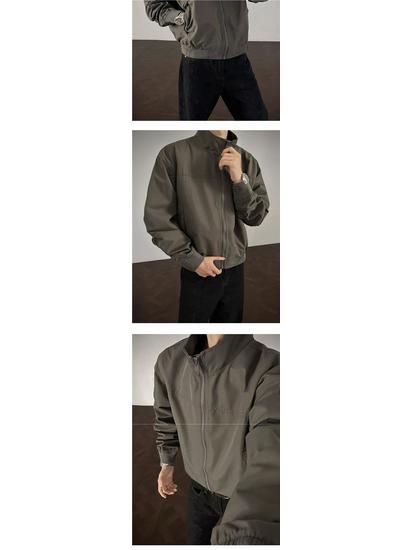 Veste de travail américaine Coach pour homme: Marque Tendance Automne, Style High Street, Top Sport à Col Montant