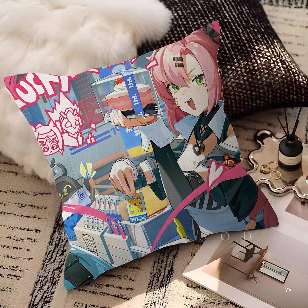 Popular Game Z-Zenless Z-Zone Z-Zero Pillowcases Home Bedding Decorative Pillow Cover Wedding Super Soft Pillow Case