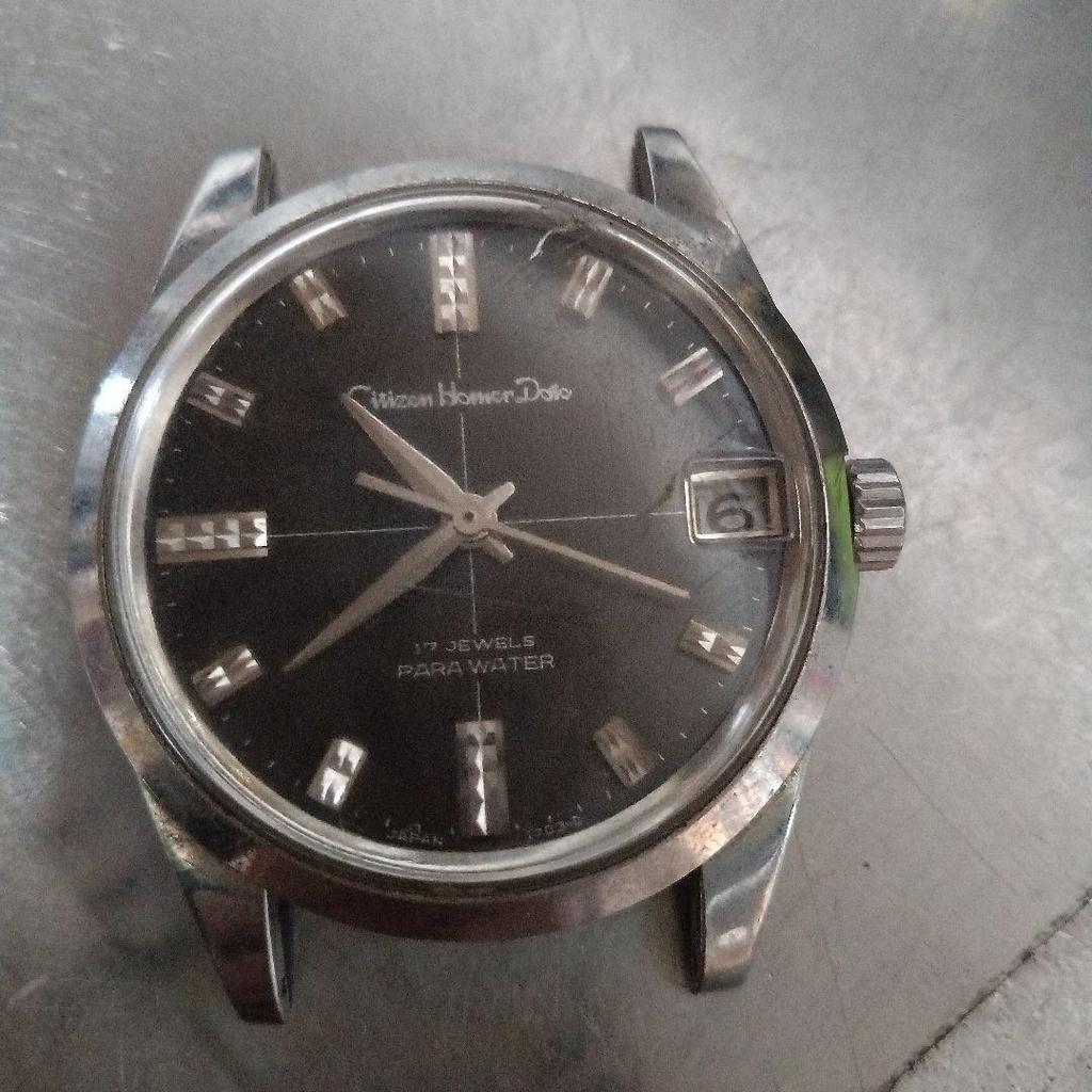 Used CITIZEN Homer Date 17 Jewels Parawater Watch