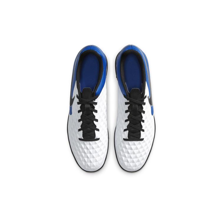 New Nike Legend 8 Club TF Turf 'White Black Blue' AT6109-104