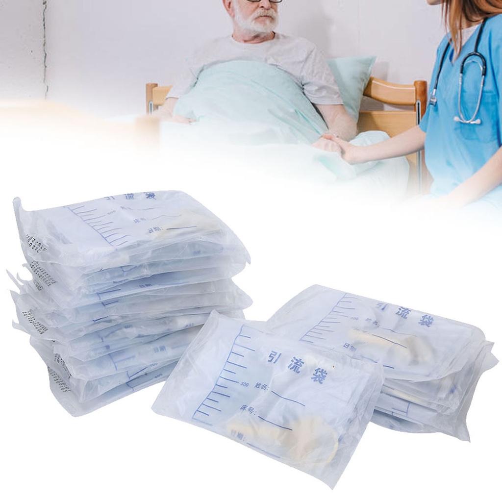 25pcs Male Disposable Drainage Bag Household Urine Collection Bag Healthy Care 1000ml