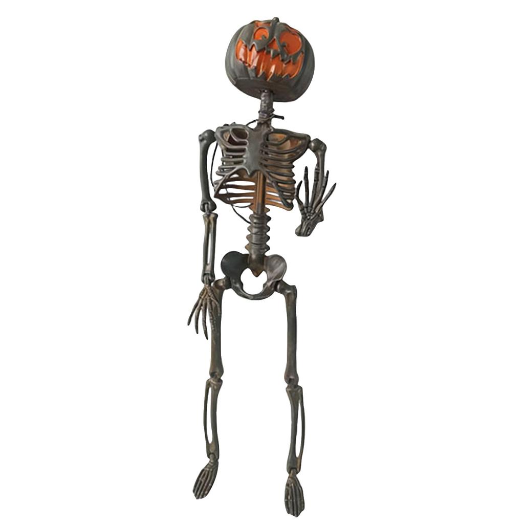 Halloween Skeleton Decoration, Realistic Faux Skeleton Prop for House Party and Home Decor