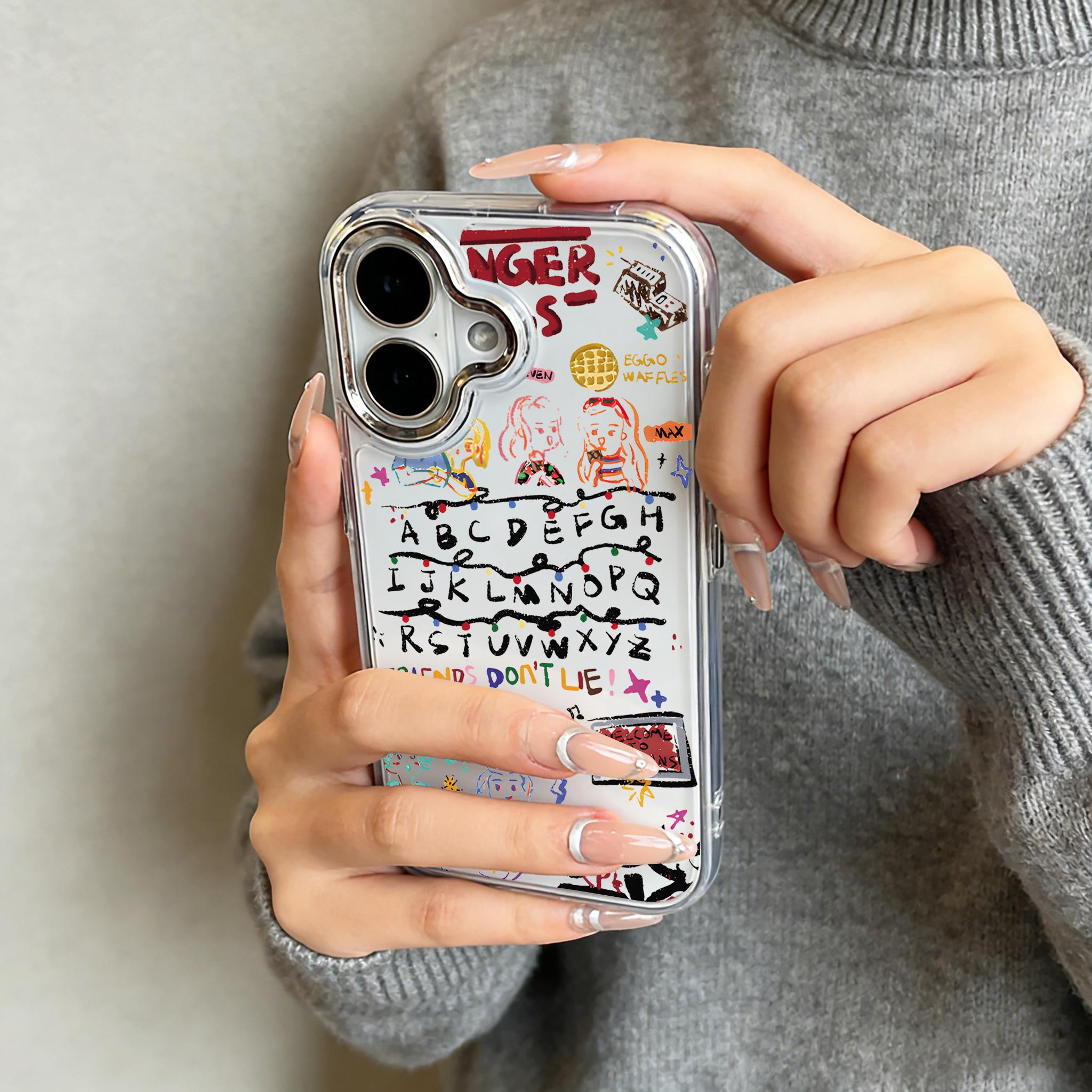 

Hot S-Stranger things Phone Case For iPhone 17 16e 16 15 14 13 12 11 mini Pro Max X XR XSMAX 8 7 Air Plus Transparent Soft Cover iPhone 13 Pro