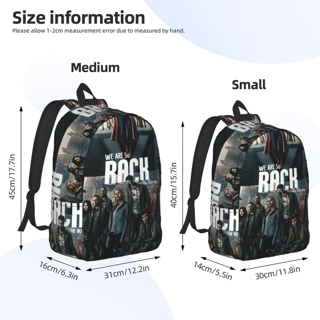 The B-Boys TV Series Rucksack for Men Women Cool Learner Hiking Trip Everyday Backpack College Cloth Bags Sports