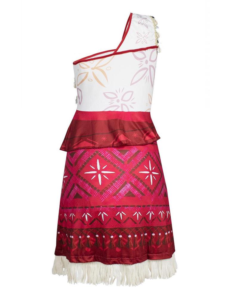 Moana 2 Inspired Maui Dress for Girls - Perfect for Halloween or Performances