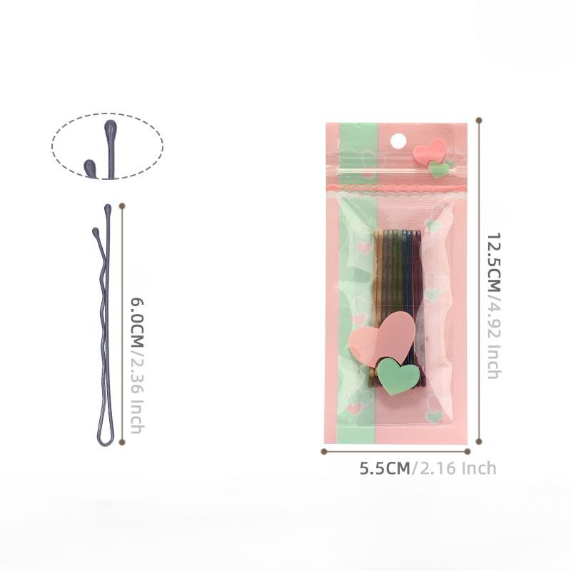 

1 Набор Волнистые Плоские Скрученные Заколки Невидимки Зажимы для Волос 10 шт Градиентные Цвета Женские Аксессуары для Волос Заколки