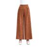 Middle Aged and Elderly Women's Wide Leg Pants Summer Loose Chinese Style Pants Retro Printed Skirt Pants