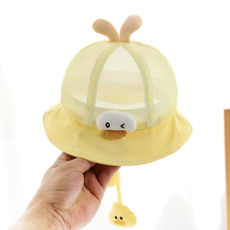 Baby Summer Thin Breathable Large Brim Sun Hat Unisex Infant Mesh Baseball Cap UV Protection Visor for Boys and Girls