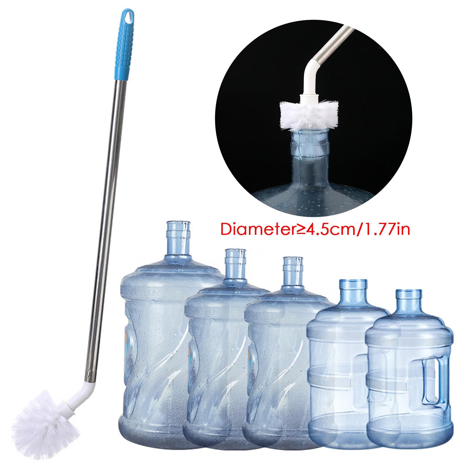 

61cm Long Cleaning Brush For 5 Gallon Water Bottle Nylon Bristles And Stainless Steel Handle Bendable Bottle Cleaning Brushes CN