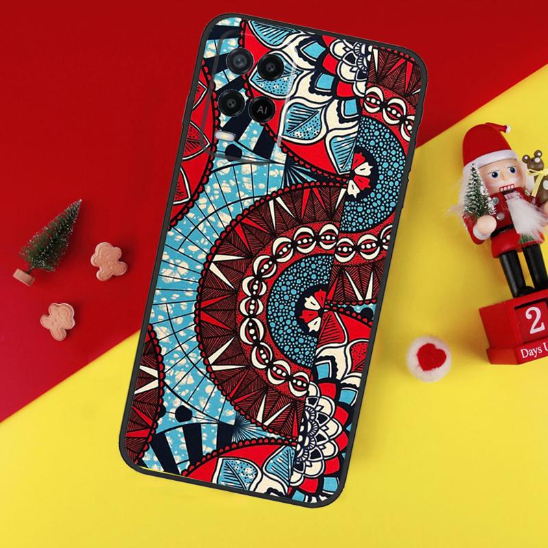 African Wax Print Design Case For Oppo A5 A6 Pro A15 A57 A17 A54 A74 A94 A76 A16 A96 A40 A60 A80 A18 A38 A58 A78 A98